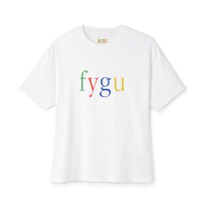 "fygu" (Fix Your Grown Up) Graphic Oversized Tee - Modern Urban Style