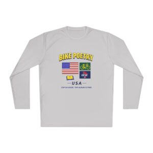 Bike Poetry USA Unisex Lightweight Long Sleeve Tee